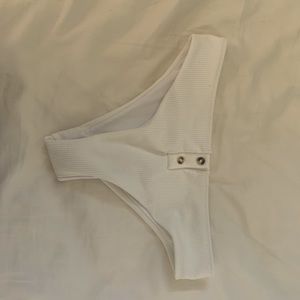 Zaful white bikini bottoms